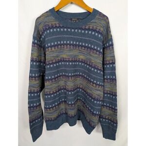 Novica Sweater 100% Alpaca Knit Pullover Made In Peru‎ Artisan Folk Peruvian